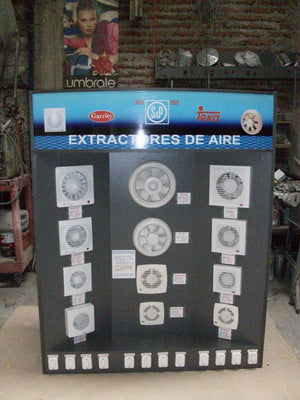 MUEBLE EXPOSICION EXTRACTOR AIRE