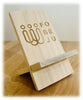 PORTA CELULAR MADERA CON GRABADO LASER